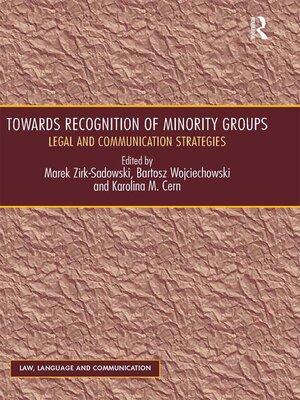 cover image of Towards Recognition of Minority Groups